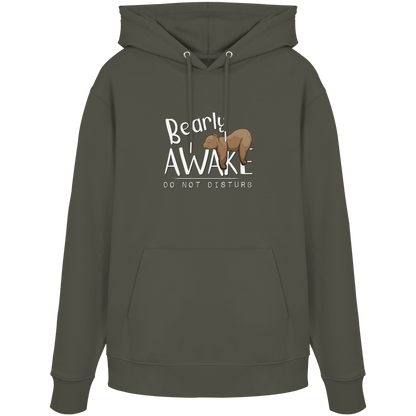 Bearly Awake Bitte nicht stören Bär - Organic Hoodie