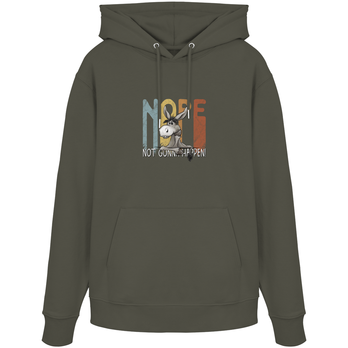 Nope | bockiger Esel - Organic Hoodie