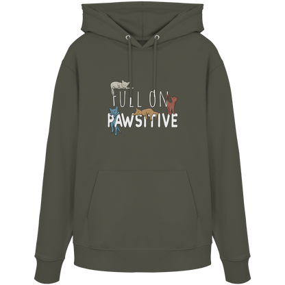 Full On Pawsitive! Gechillte Katzen - Organic Hoodie