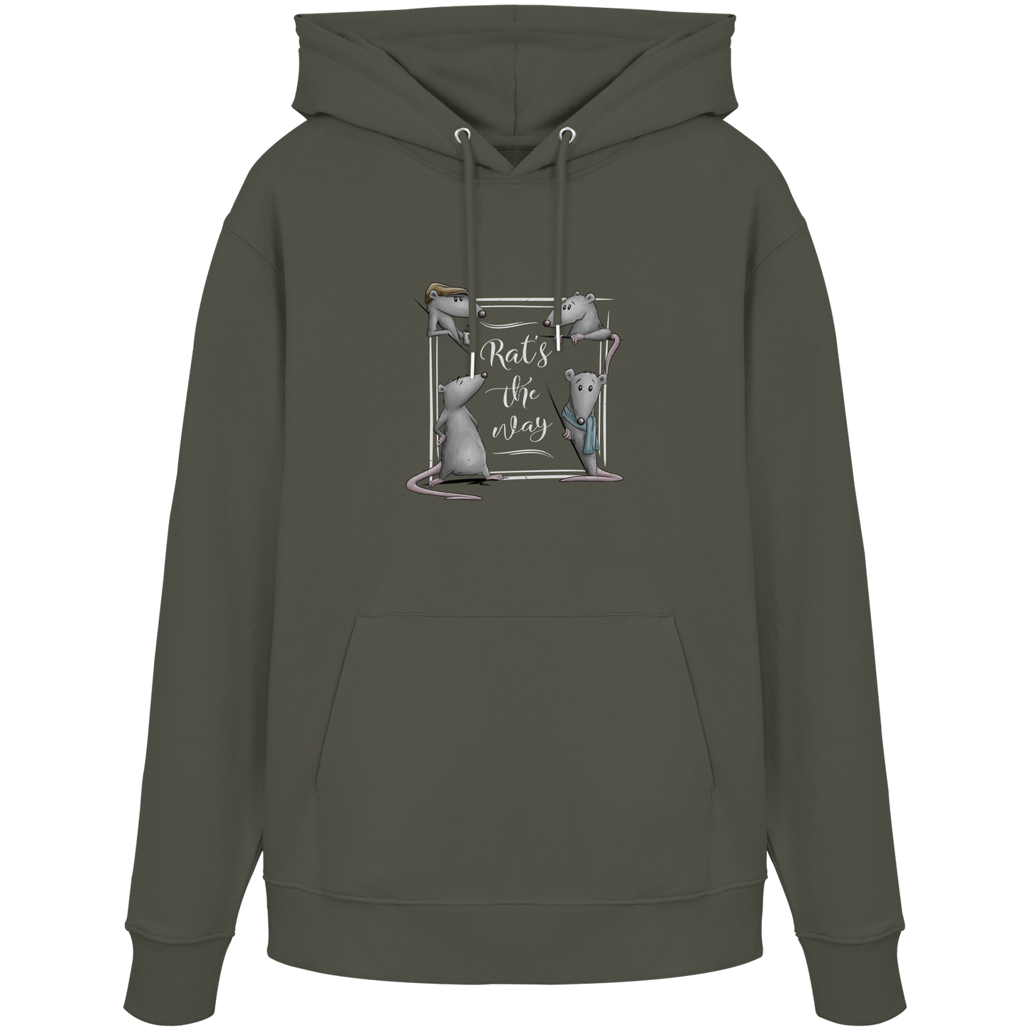 Rat’s The Way Kaffeehaus Ratten - Organic Hoodie