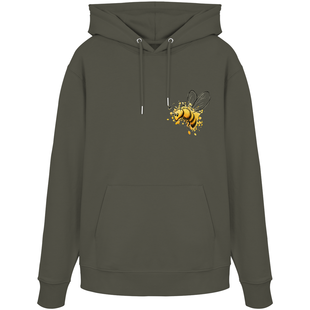 Lässige kleine Honig-Biene - Organic Hoodie