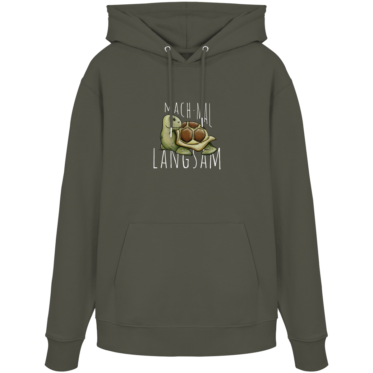 Mach mal langsam Schildkröte - Organic Hoodie