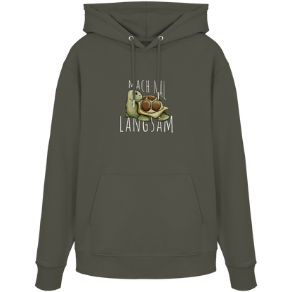Mach mal langsam Schildkröte - Organic Hoodie