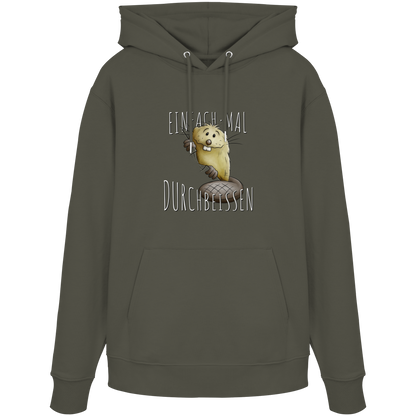 Einfach mal Durchbeissen Biber - Organic Hoodie