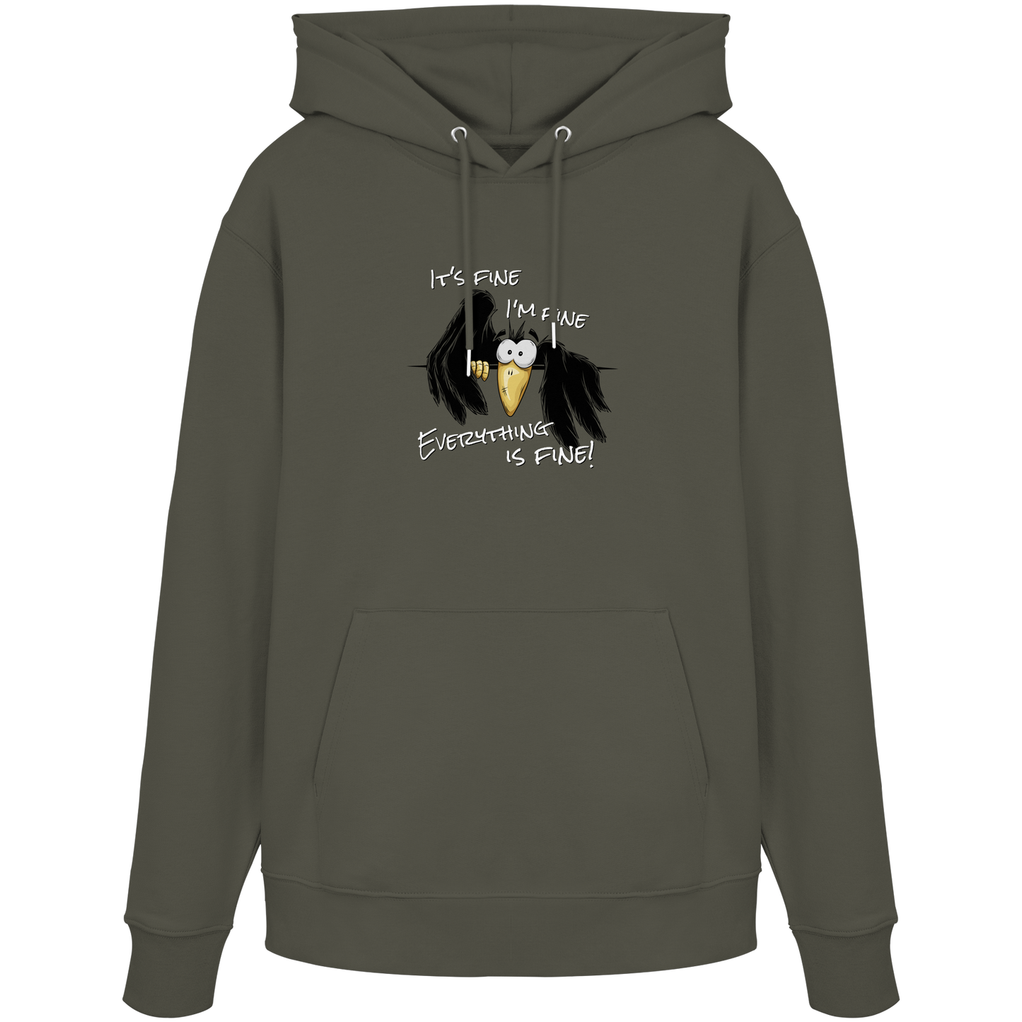 I’m Fine Rabe | Alles Gut Krähe - Organic Hoodie