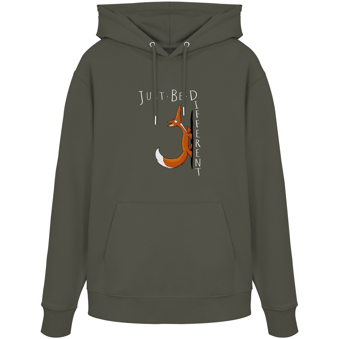 Just Be Different | Sei Anders, kleiner Fuchs - Organic Hoodie