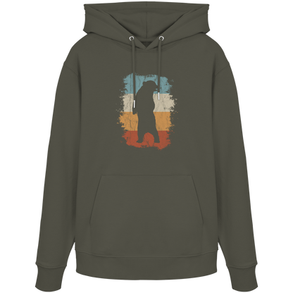 Retro Bären-Silhouette - Organic Hoodie