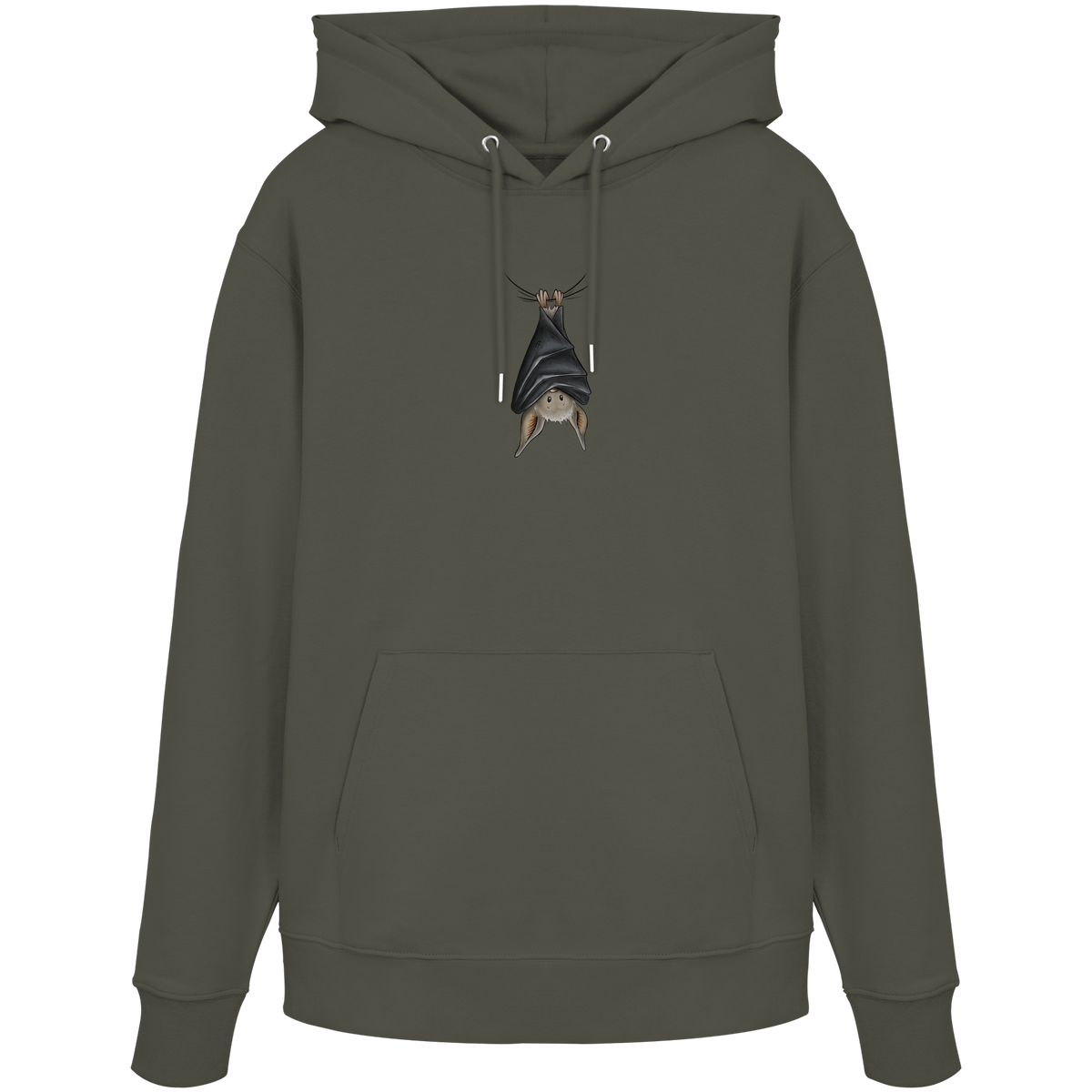 Lustig chillende Fledermaus - Organic Hoodie