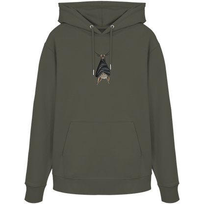 Lustig chillende Fledermaus - Organic Hoodie
