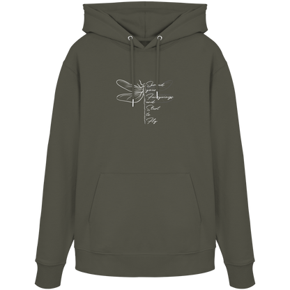 Breite die Flügel aus und flieg los | Libelle - Organic Hoodie