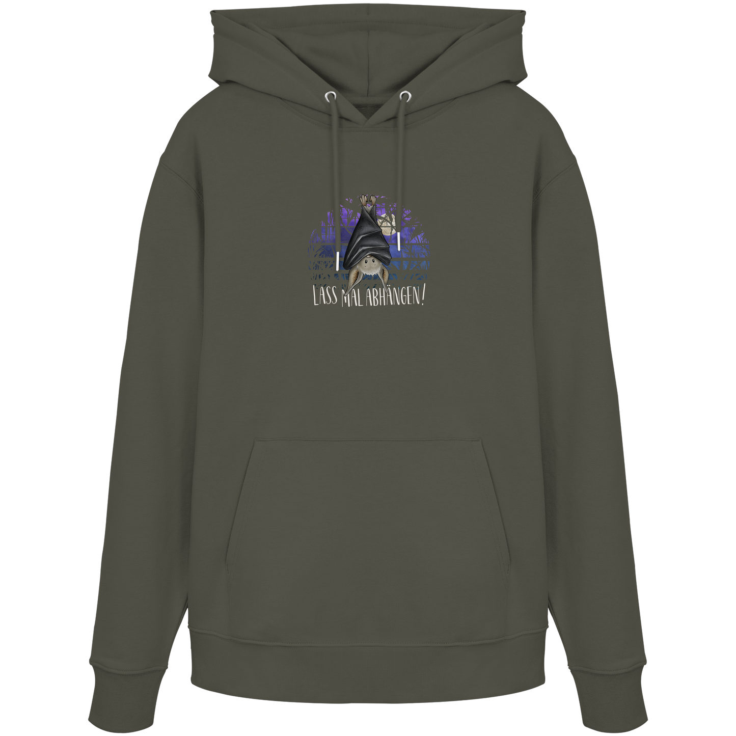 Lass mal abhängen Fledermaus - Organic Hoodie