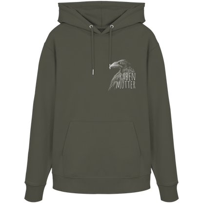 Rabenmutter schwarze Krähe Rabe - Organic Hoodie