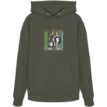 Life Stinks Sometimes Stinktier Weisheit - Organic Hoodie