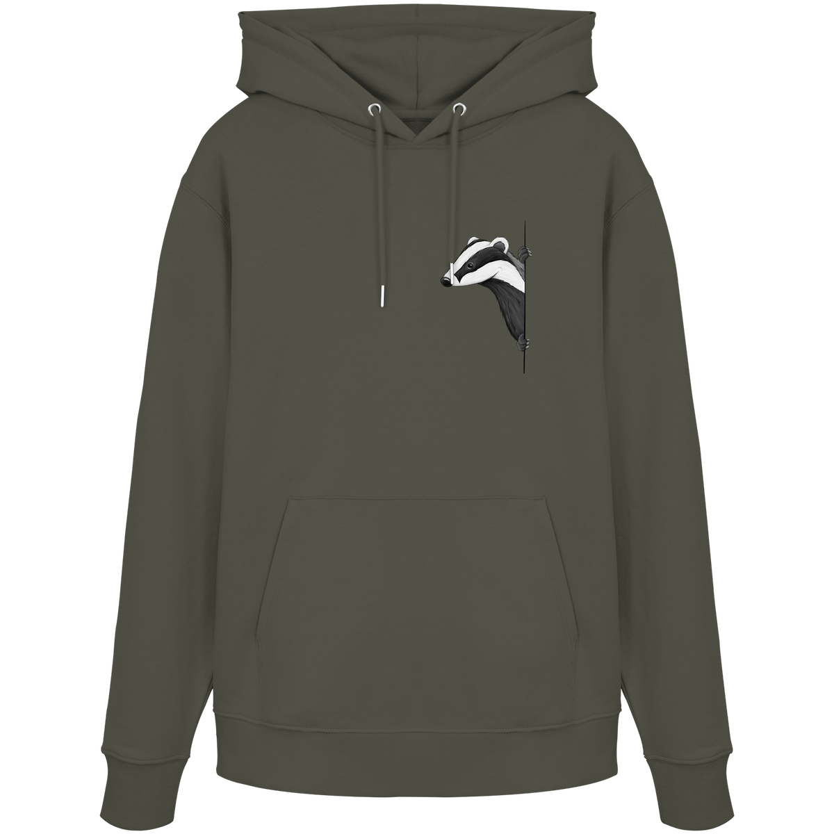 Lässiger Dachs Meister Grimbart - Organic Hoodie