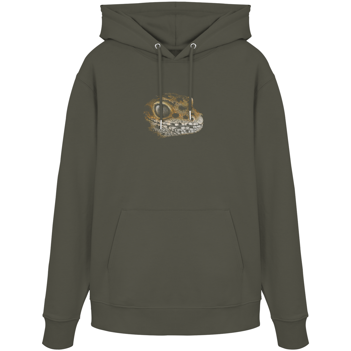 Leopard Gecko Skizze Kritzelkunst - Organic Hoodie
