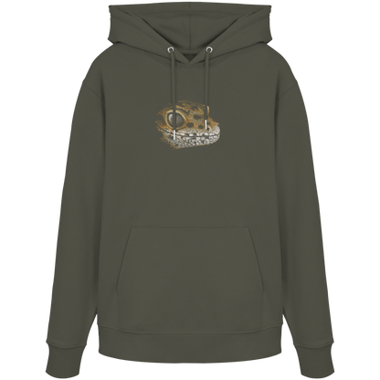 Leopard Gecko Skizze Kritzelkunst - Organic Hoodie