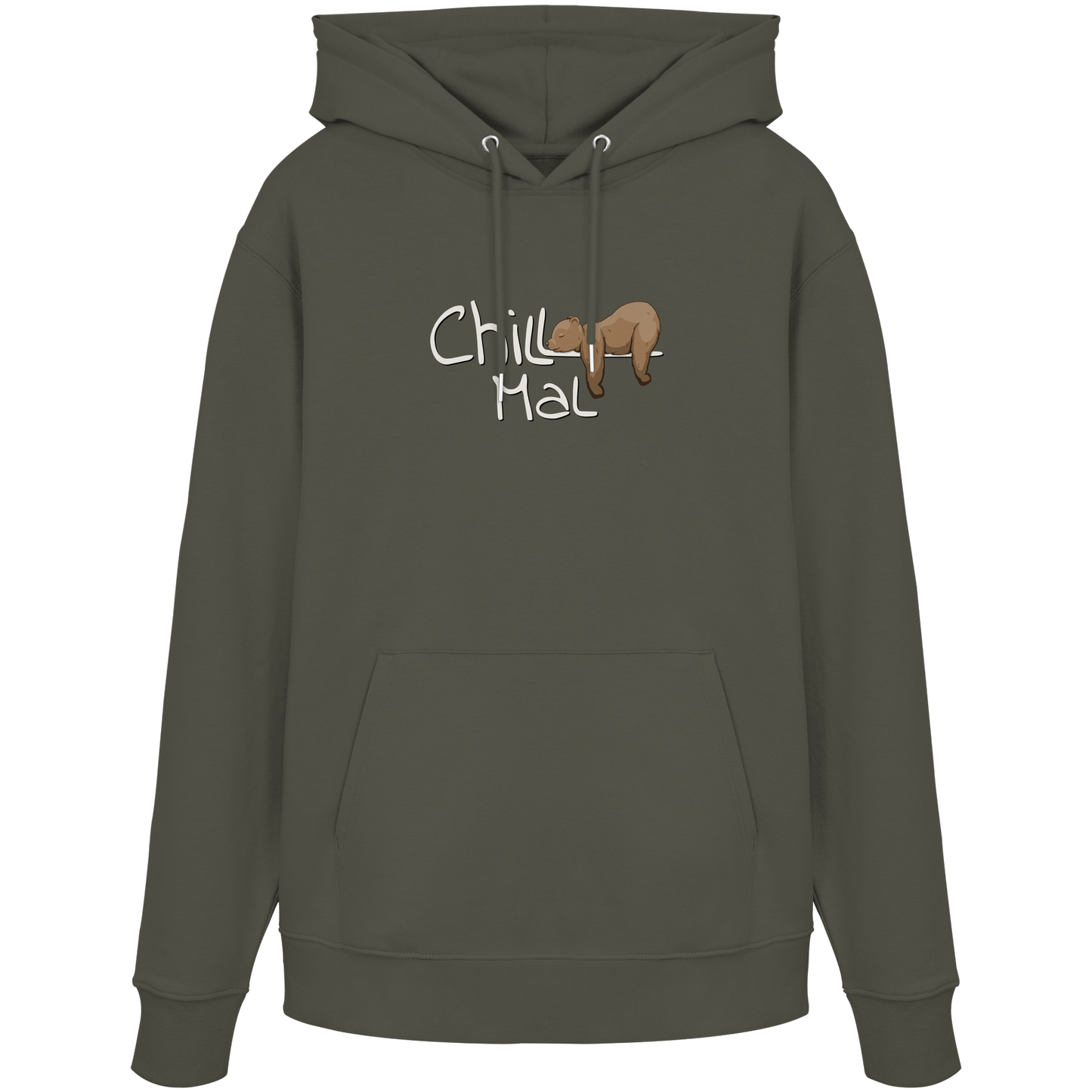 Chill Mal schläfriger Braunbär - Organic Hoodie