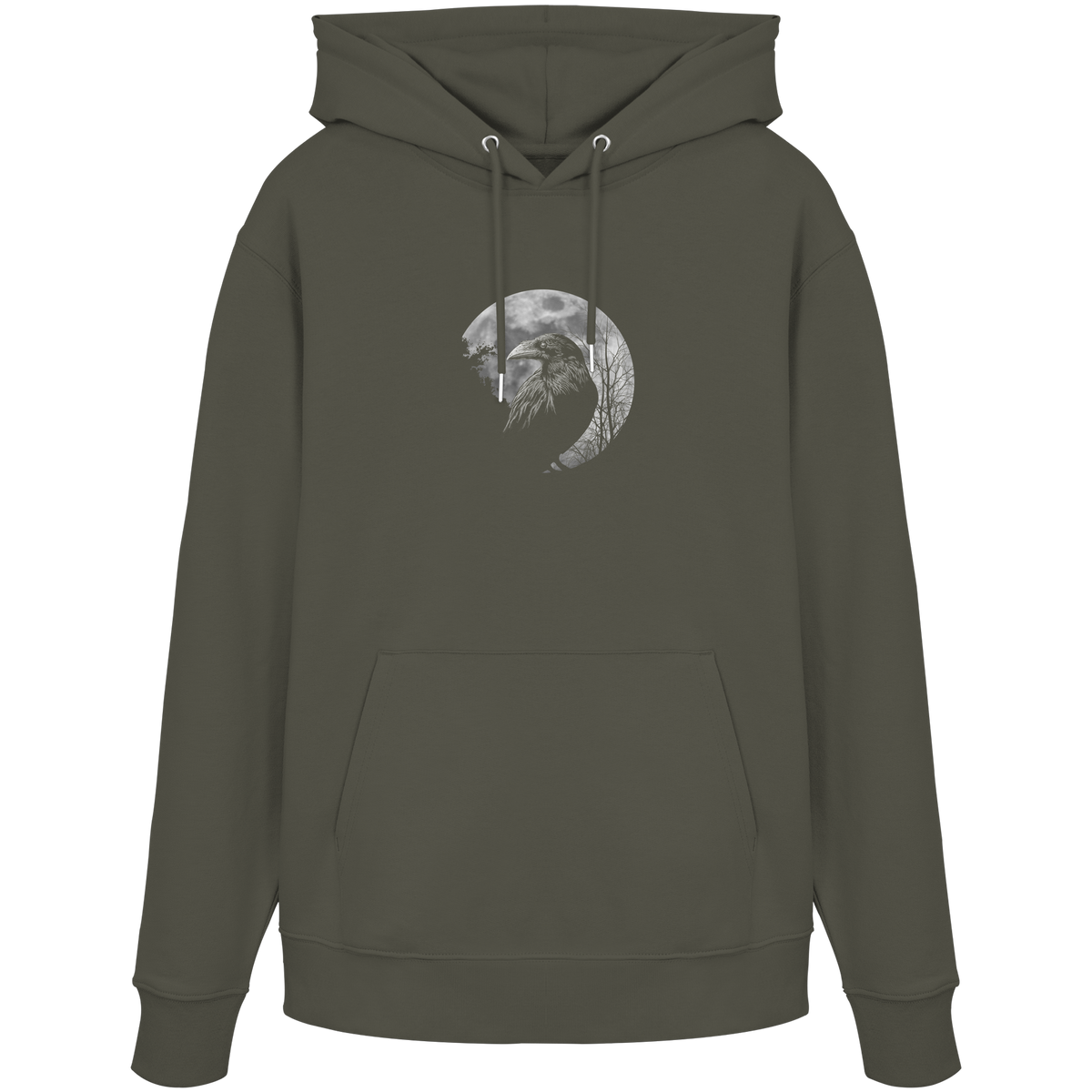 Vollmond-Rabe - Organic Hoodie