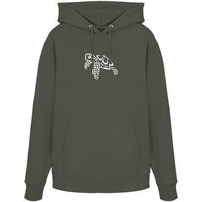 schwimmende Meeres-Schildkröte - Organic Hoodie