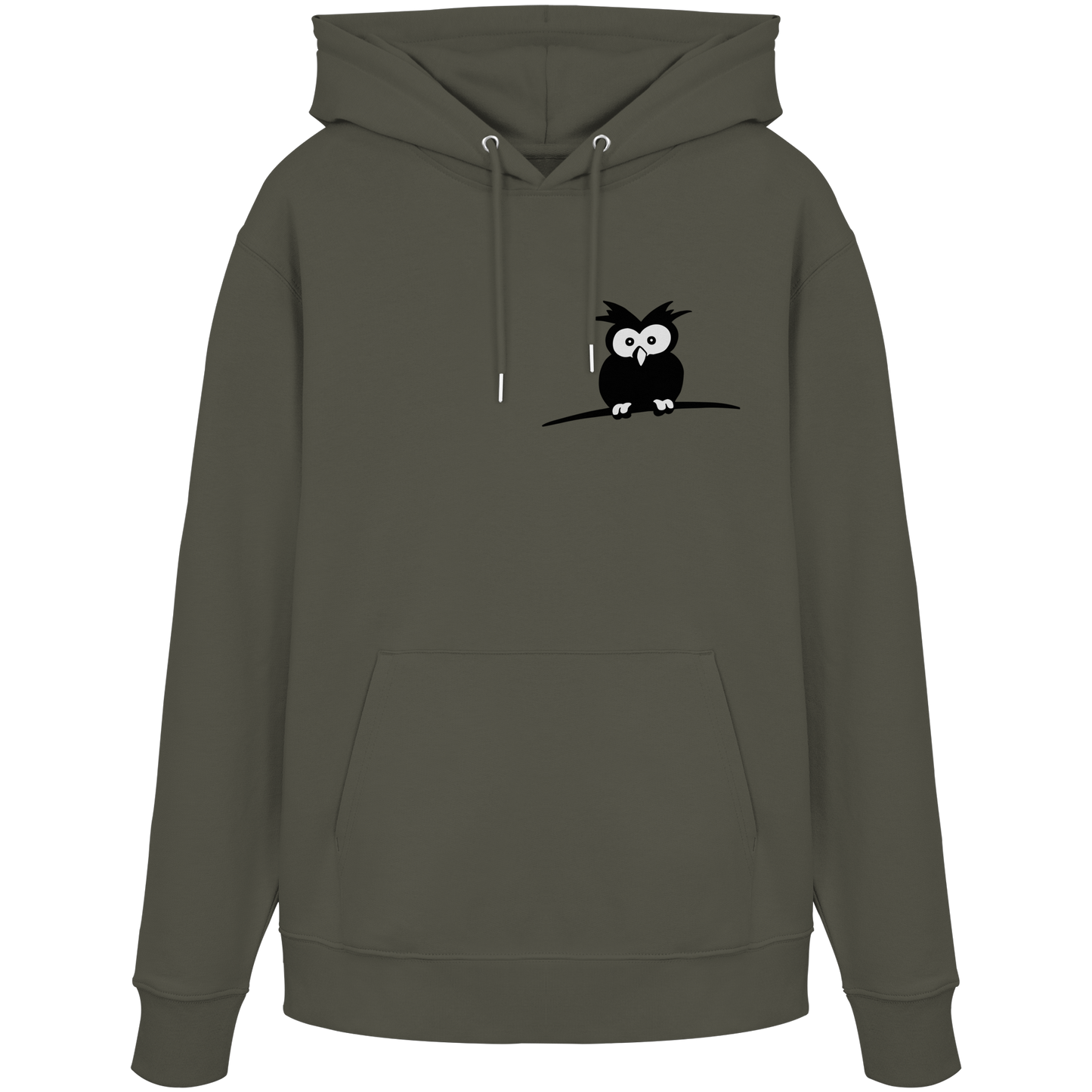 Kleine struppige Eule - Organic Hoodie