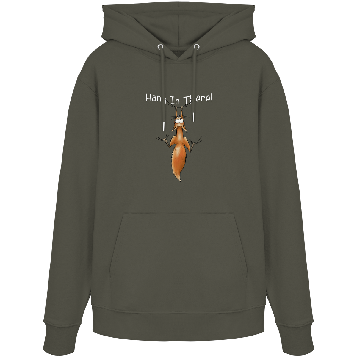 Hang In There | Lässiges Eichhörnchen - Organic Hoodie