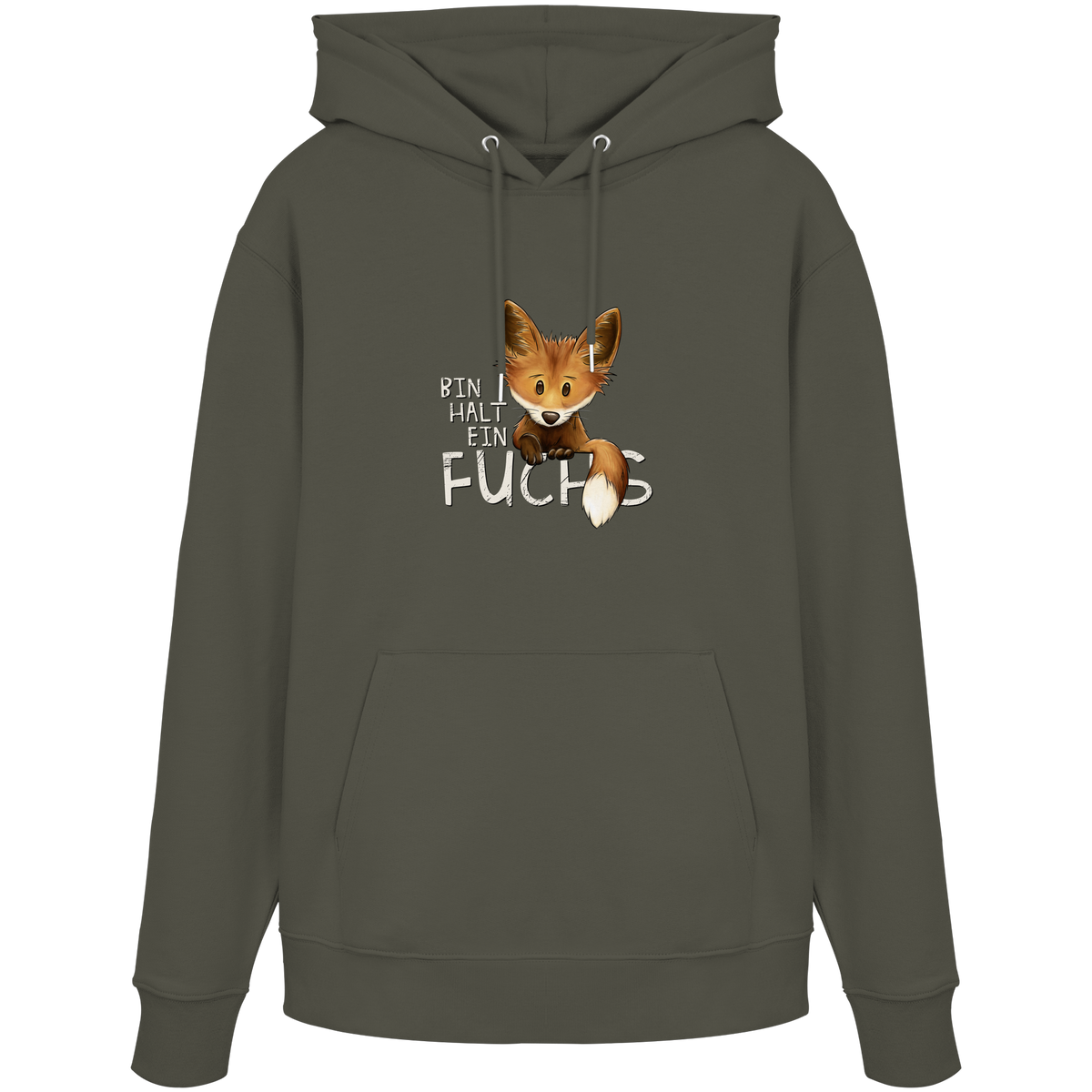 Bin halt ein Fuchs - Organic Hoodie