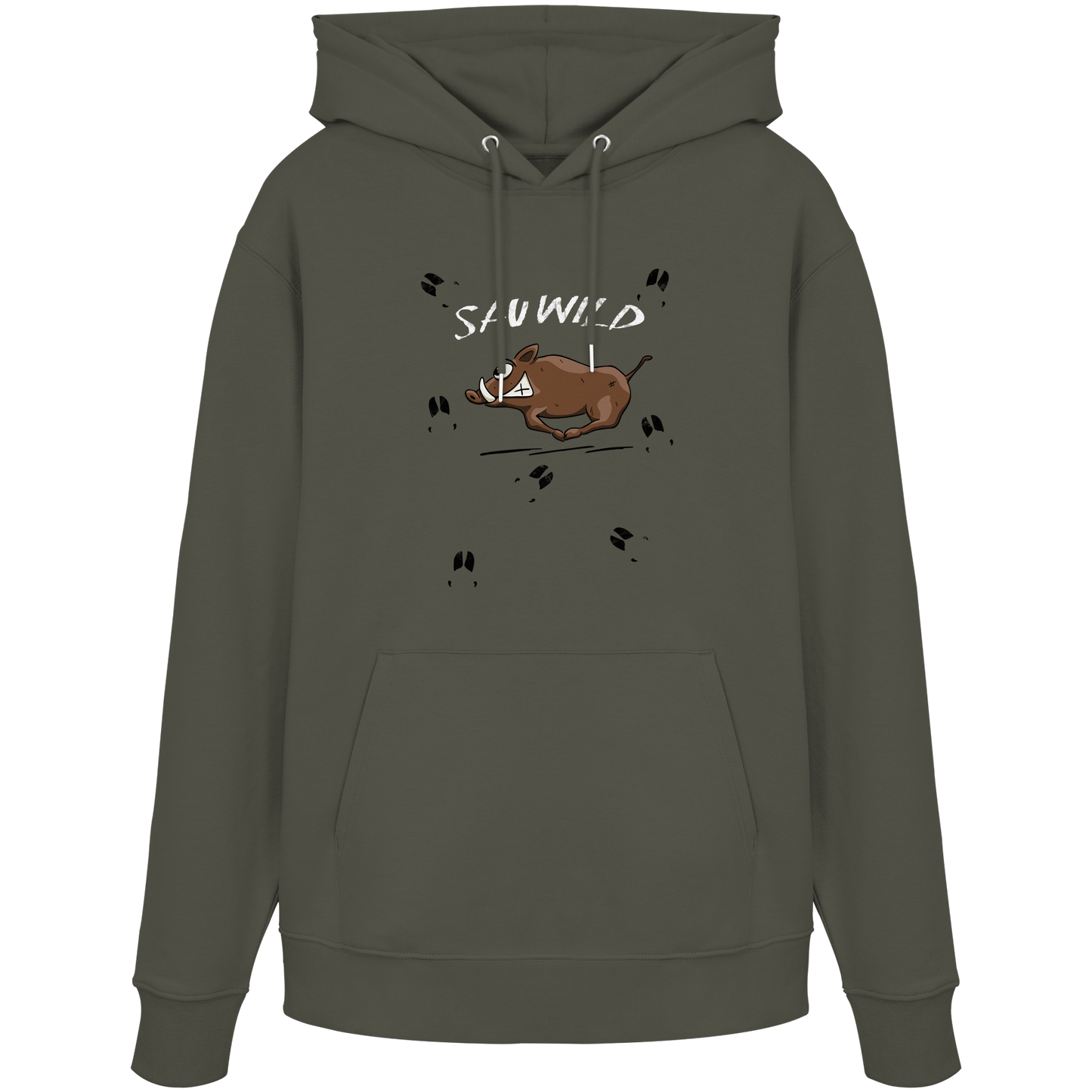 Sauwild wilde Sau | Wildschwein Keiler - Organic Hoodie