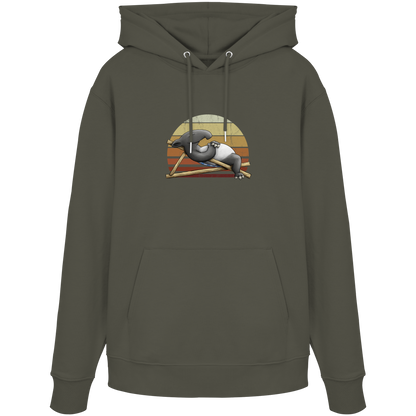 Lässiger Retro Sundown Tapir - Organic Hoodie