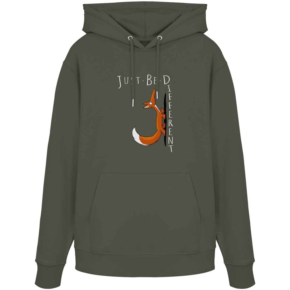 Just Be Different | Sei Anders, kleiner Fuchs - Organic Hoodie