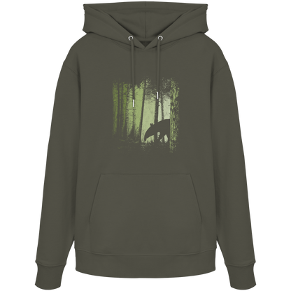 Lässiger Tapir im Zwielicht Wald - Organic Hoodie
