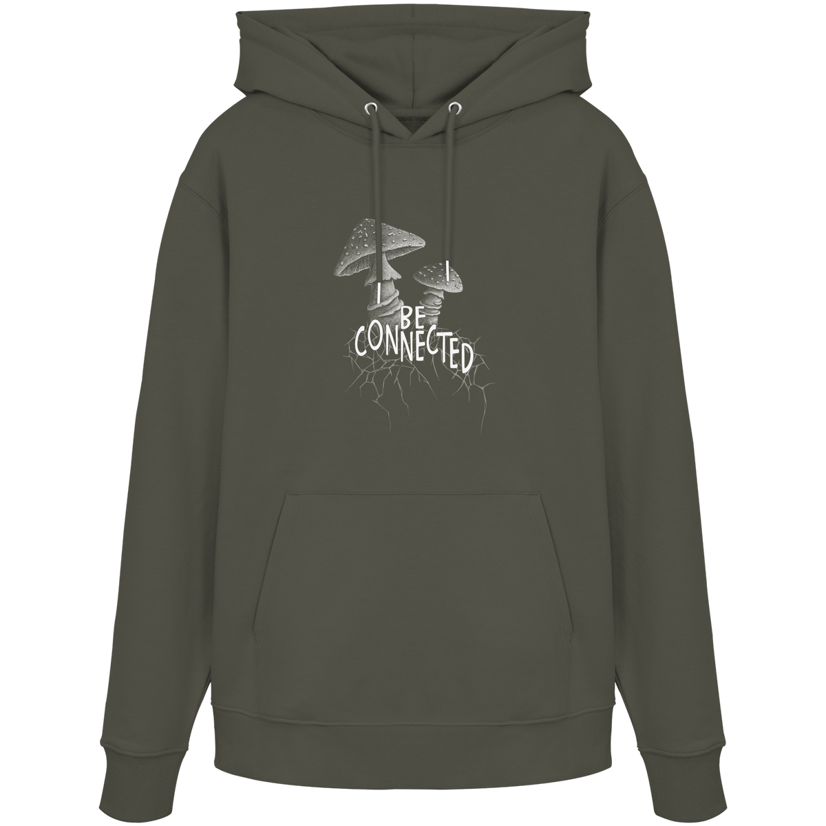Be Connected Panther-Pilz - Organic Hoodie