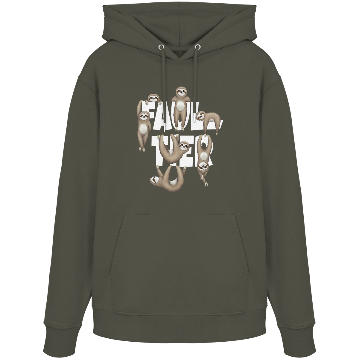 Viele gechillte Faultiere - Organic Hoodie