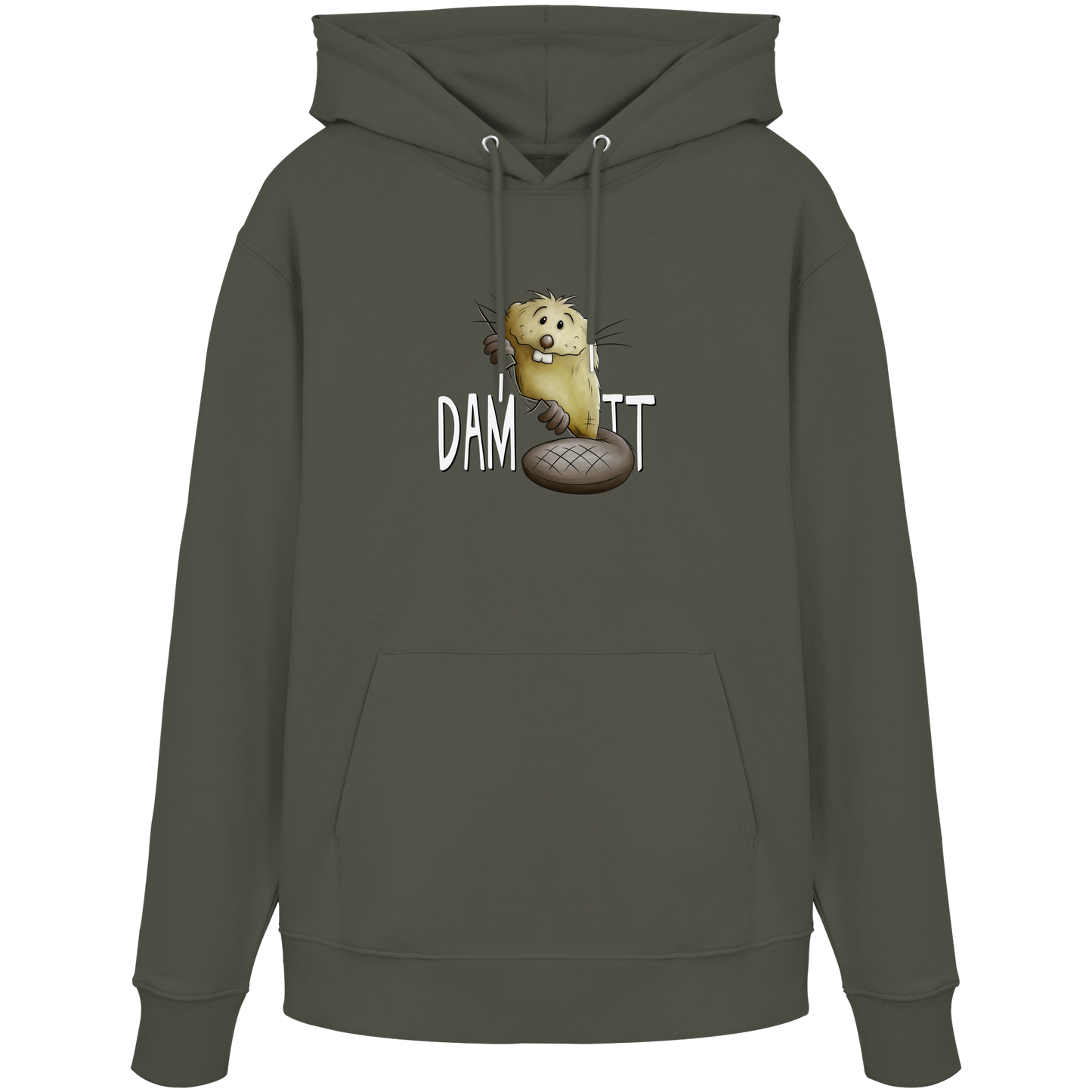 Dam It Verdammt Lustiger Biber - Organic Hoodie