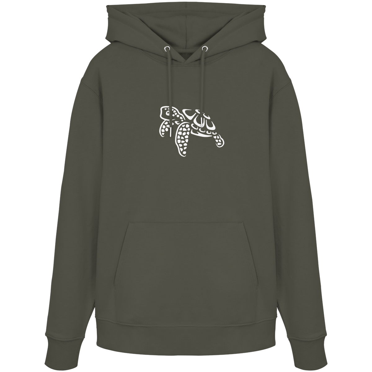 schwimmende Meeres-Schildkröte - Organic Hoodie