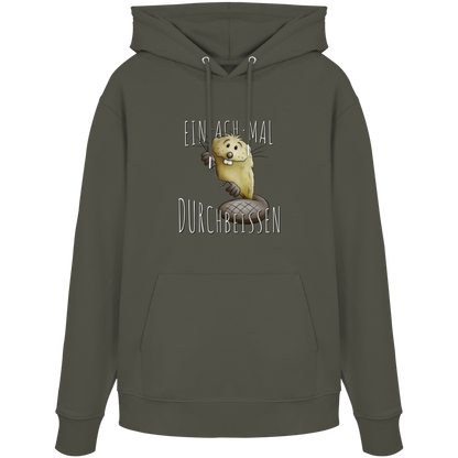 Einfach mal Durchbeissen Biber - Organic Hoodie