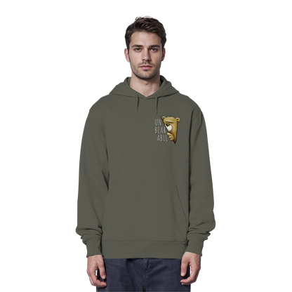 Unbearable – Unerträglich Bär - Organic Hoodie