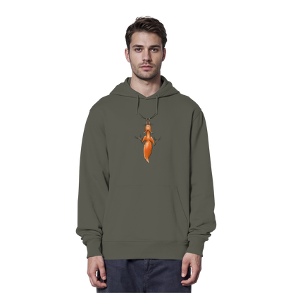 Rotes Eichhörnchen hängt ab - Organic Hoodie