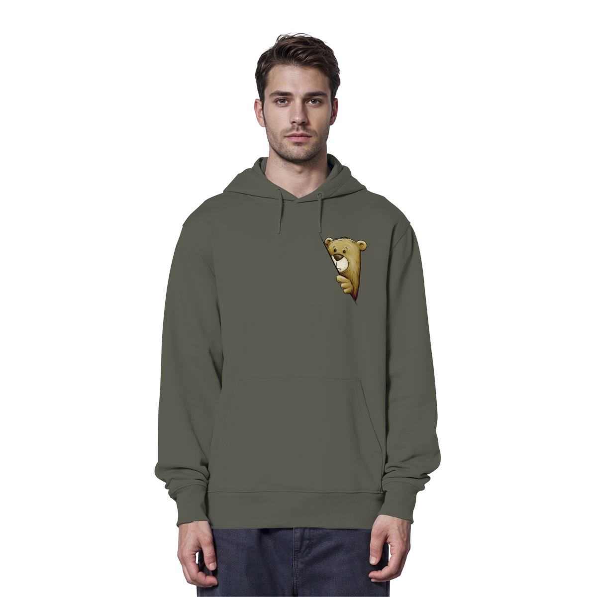 Funky Bär Illustration - Organic Hoodie