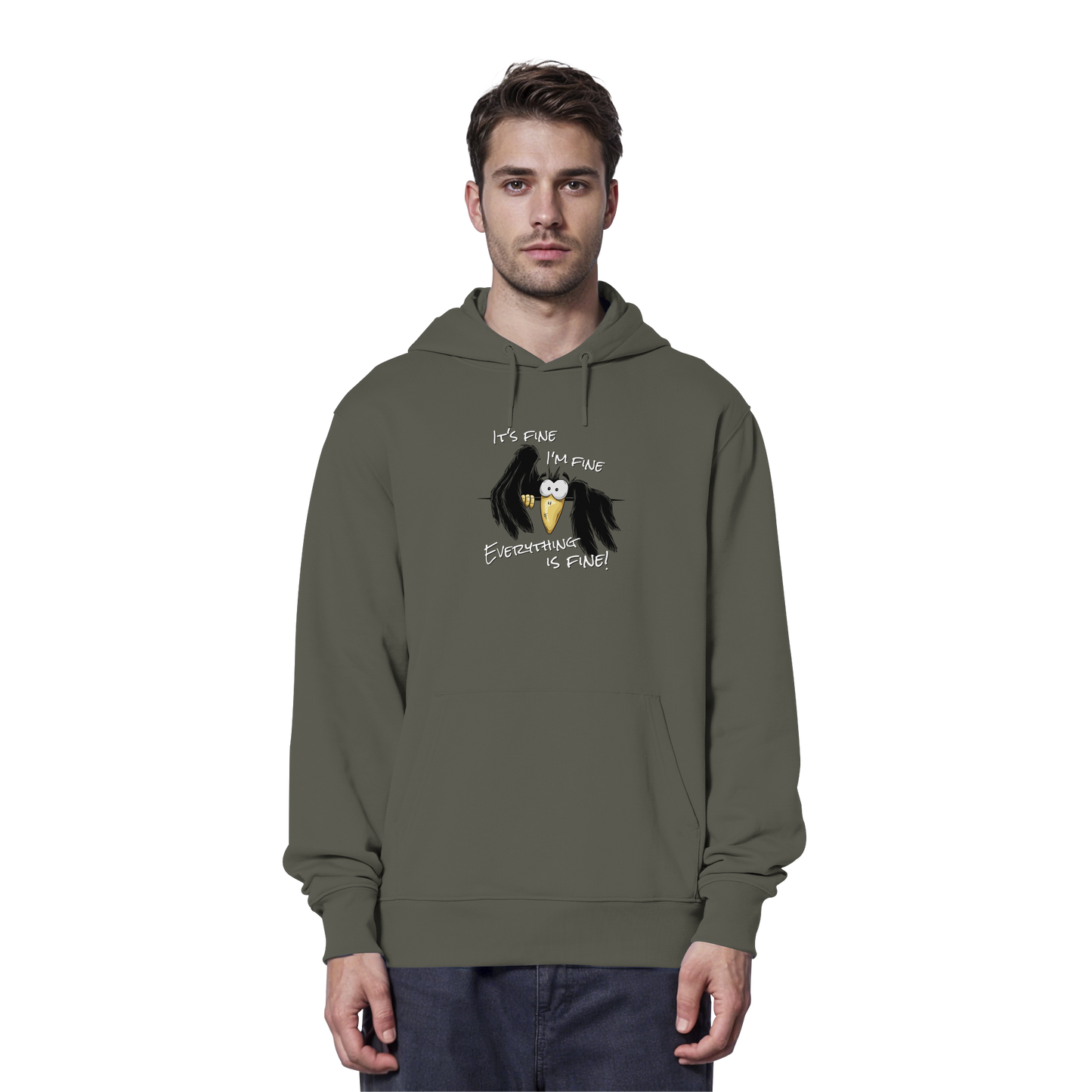 I’m Fine Rabe | Alles Gut Krähe - Organic Hoodie