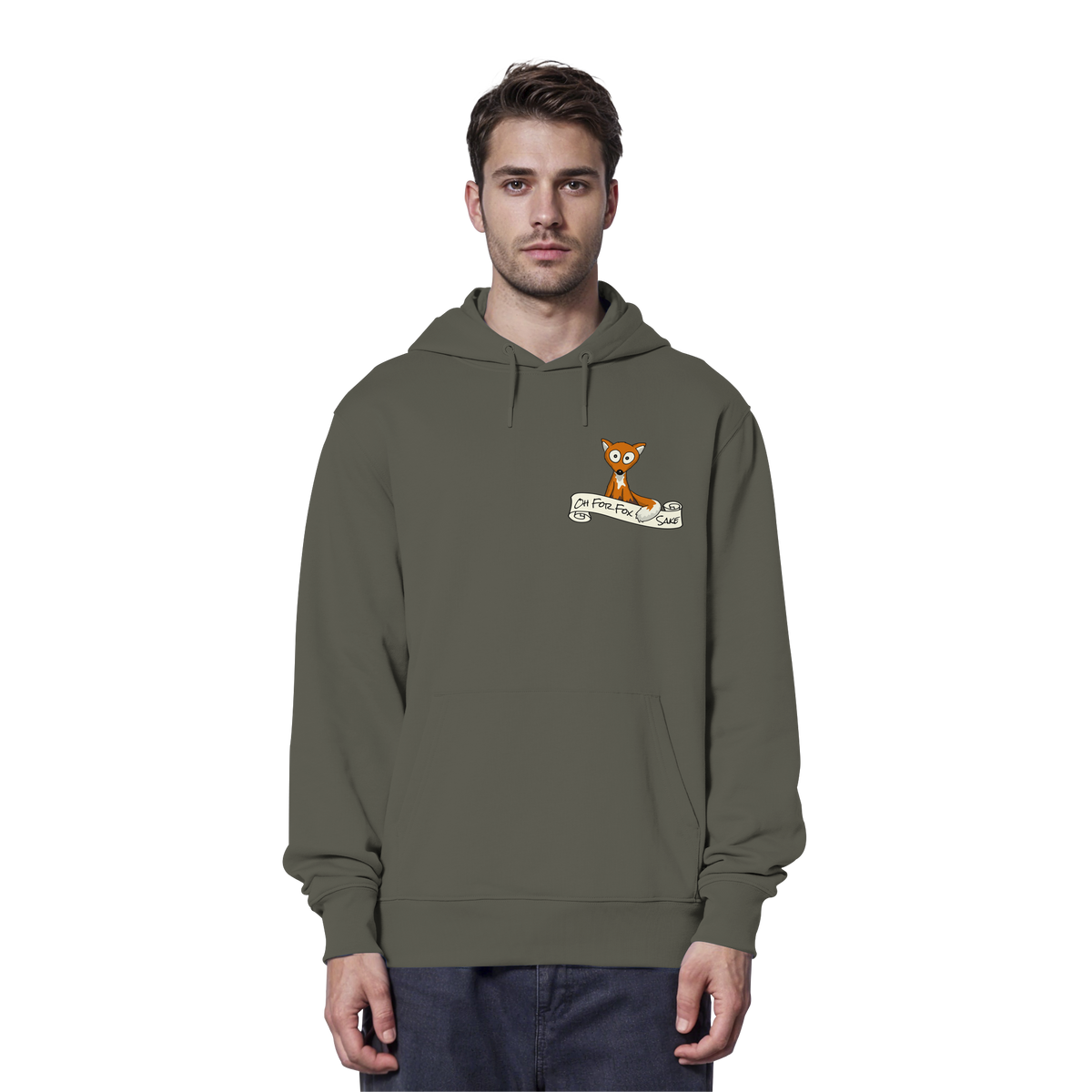 Oh For Fox Sake – Um Fuchses Willen - Organic Hoodie
