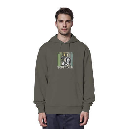Life Stinks Sometimes Stinktier Weisheit - Organic Hoodie
