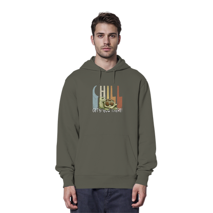 Gechillt gemütliche Schildkröte - Organic Hoodie