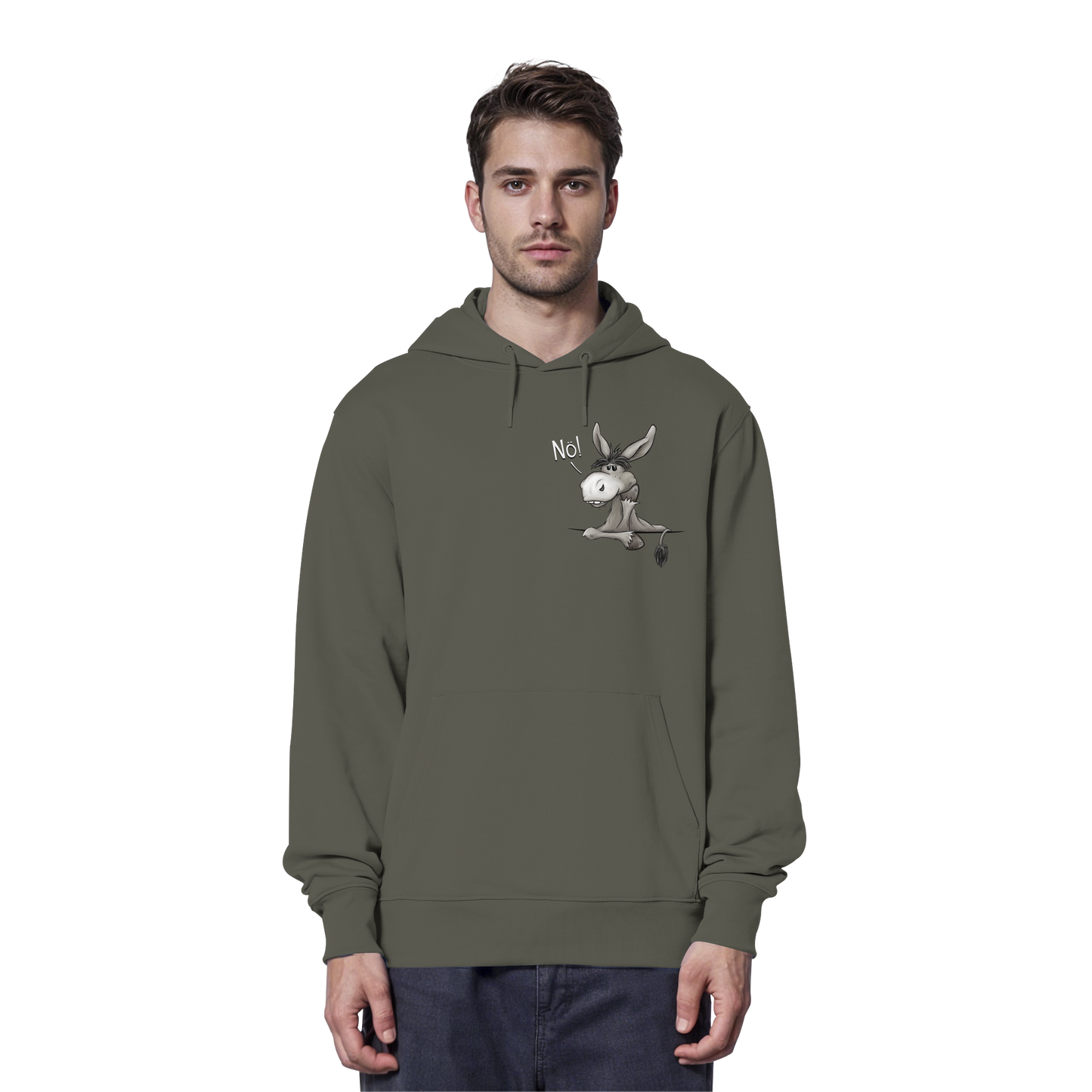 Nö! Störrischer Esel - Organic Hoodie