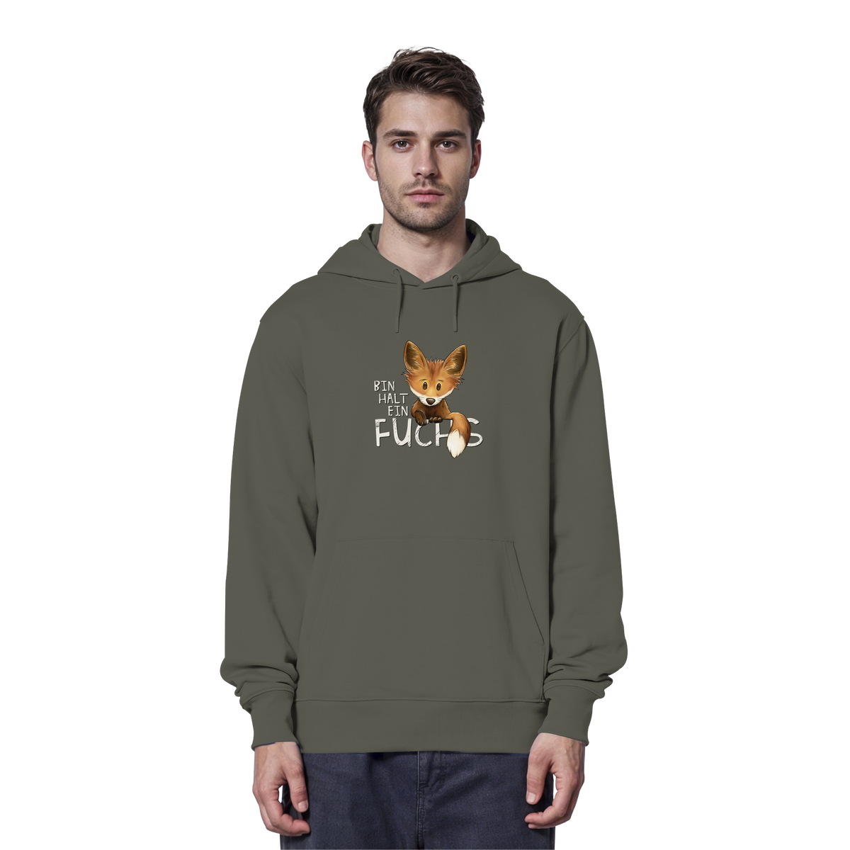 Bin halt ein Fuchs - Organic Hoodie