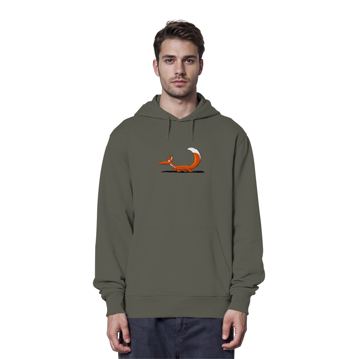 Lässiger cooler Fuchs | Mr. Fox, der Schleicher - Organic Hoodie