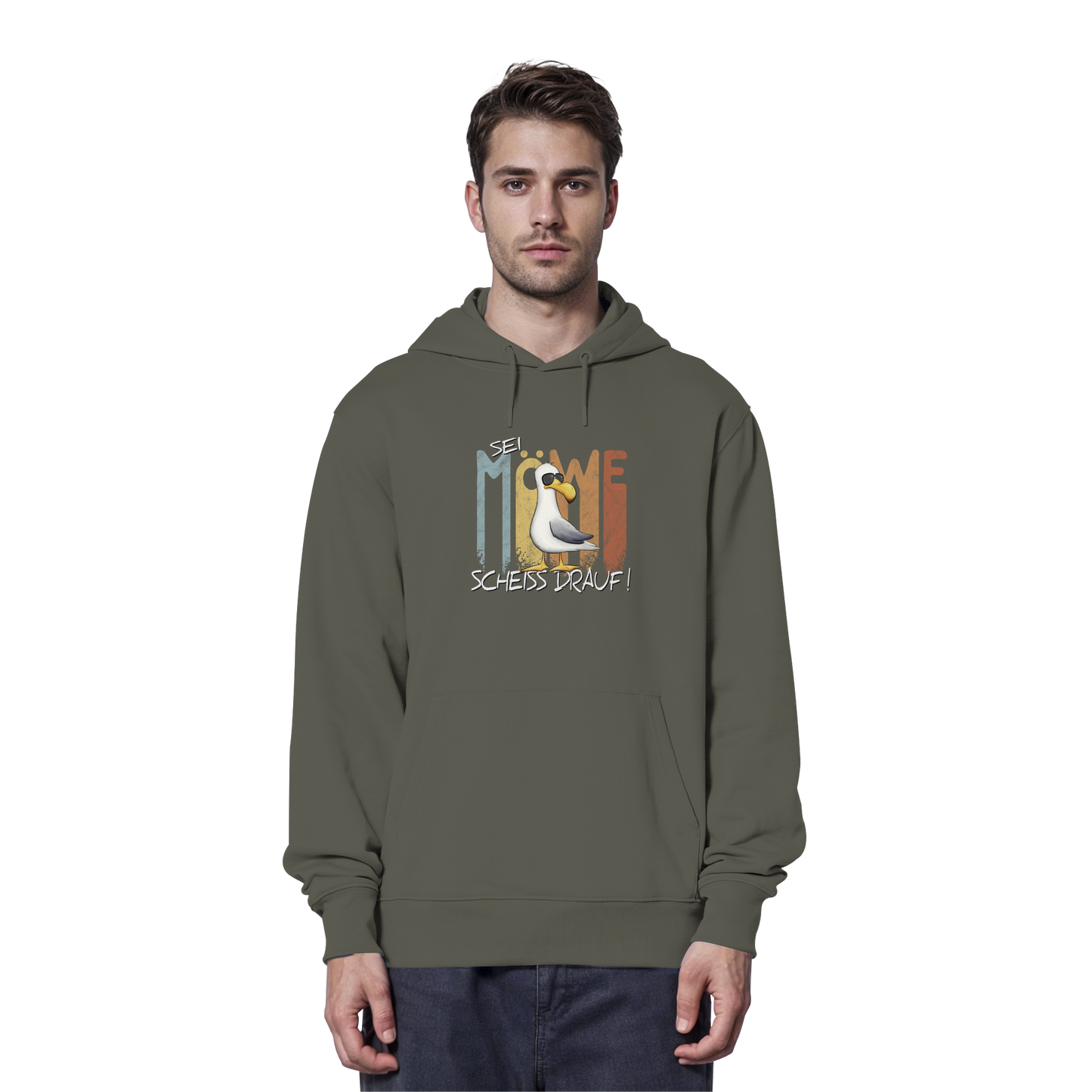 Sei Möwe Scheiß Drauf  - Organic Hoodie