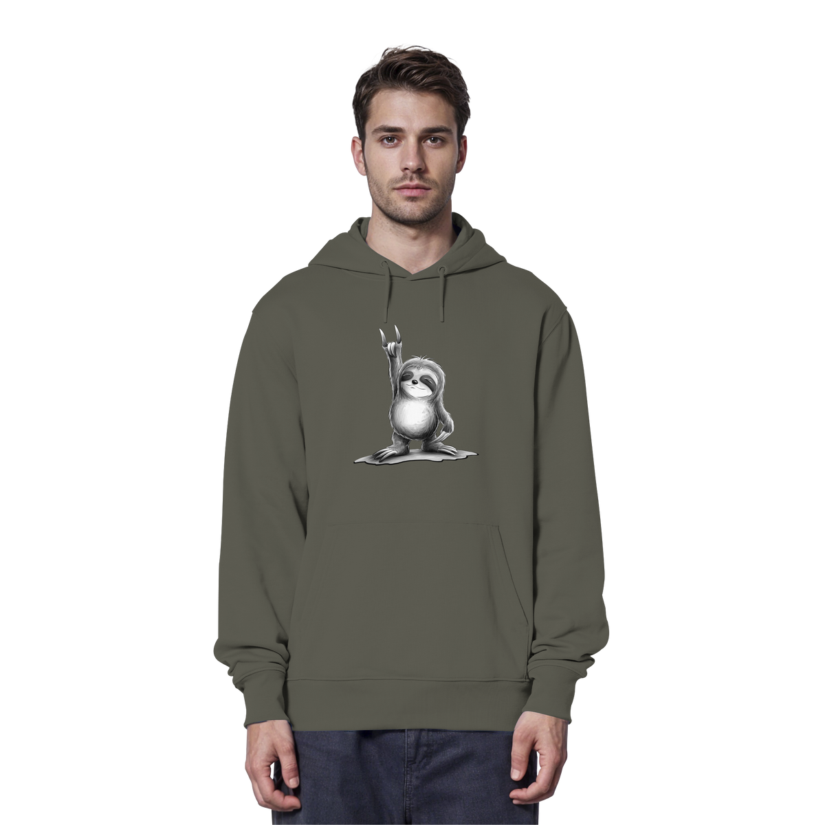 Rock On Party Faultier - Organic Hoodie
