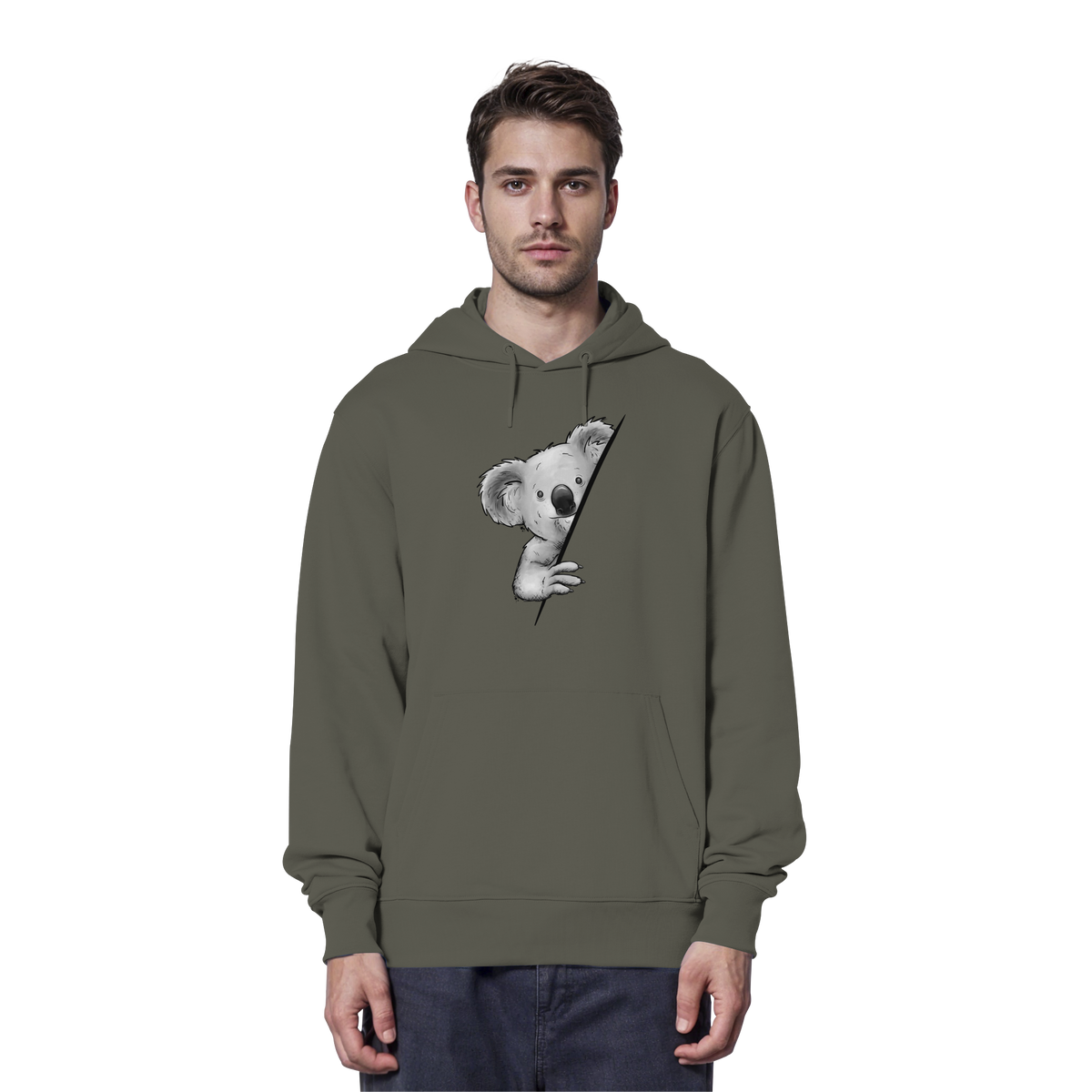 Koala Bär Illustration - Organic Hoodie