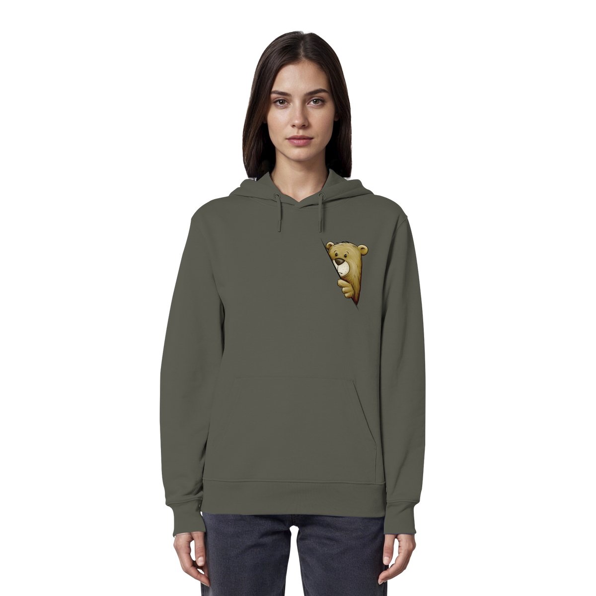 Funky Bär Illustration - Organic Hoodie