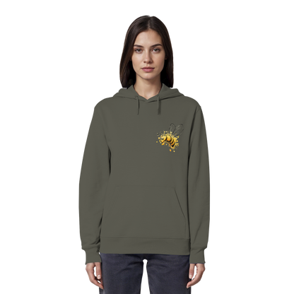 Lässige kleine Honig-Biene - Organic Hoodie
